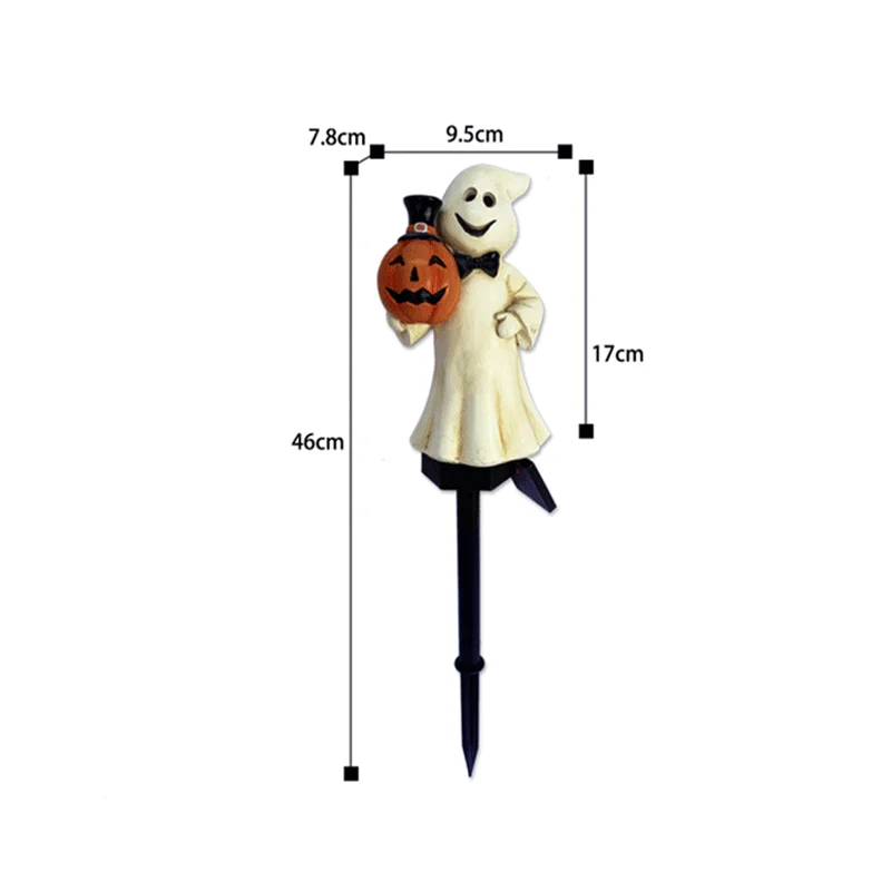 Obrázek 7: Halloween solární tykev lehký outdoorové vodotěsný duch slavnost atmosféra dekorace LED trávník lanterna pro sad ráhno patio