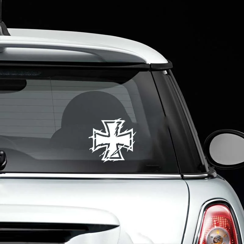 Bumper Sticker Iron Cross Iron Cross Car Sticker Gothic Skull Car