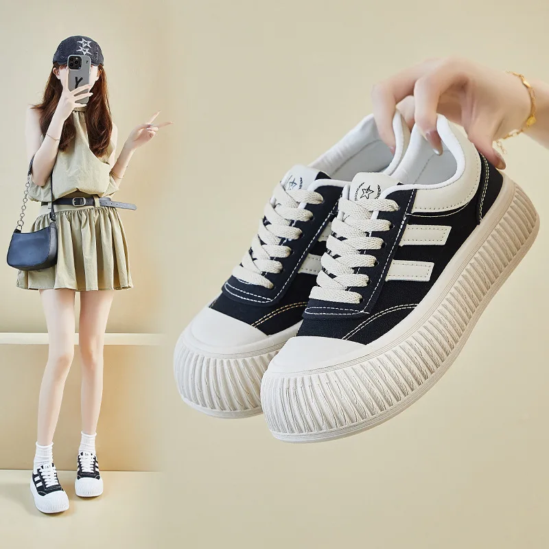 

Низкие повседневные спортивные туфли для скейтбординга, модные универсальные белые туфли, мужская обувь2025, летние дышащие сезонные удобные кроссовки