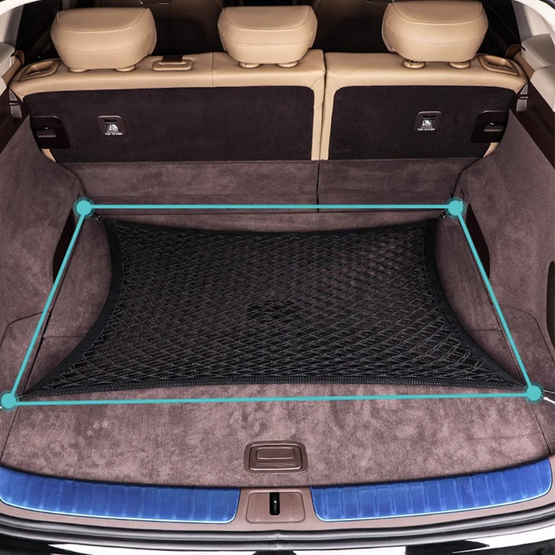 For Aito M5 M7 M9 Car Trunk Luggage Storage Net Bag Accessories