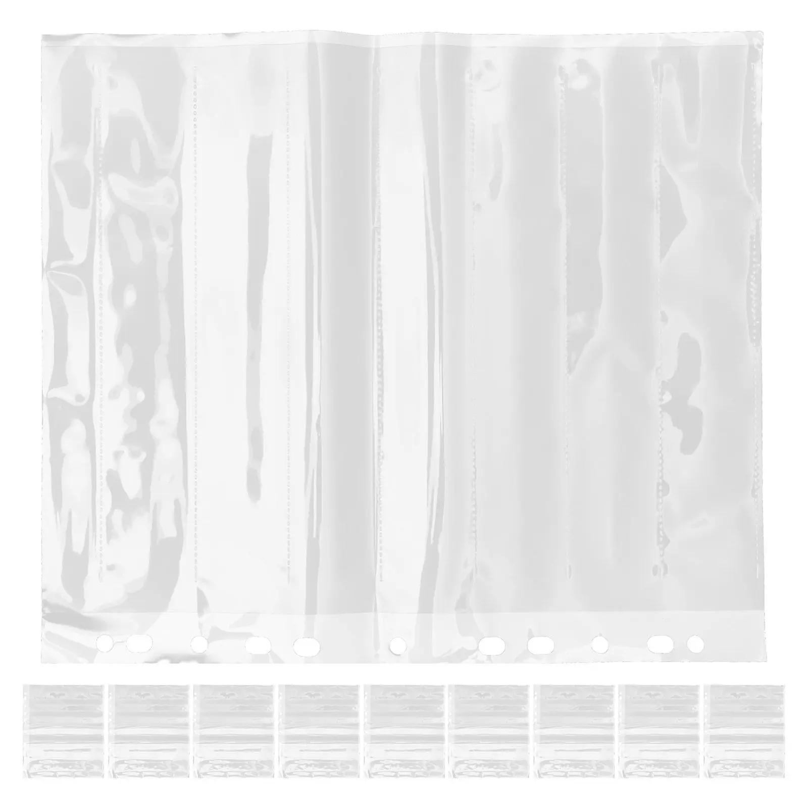 

10Pcs Film Negative Sleeves Clear Rigid Print Protectors for Photo Slides Storage Waterproof Document Pouches Easy Access
