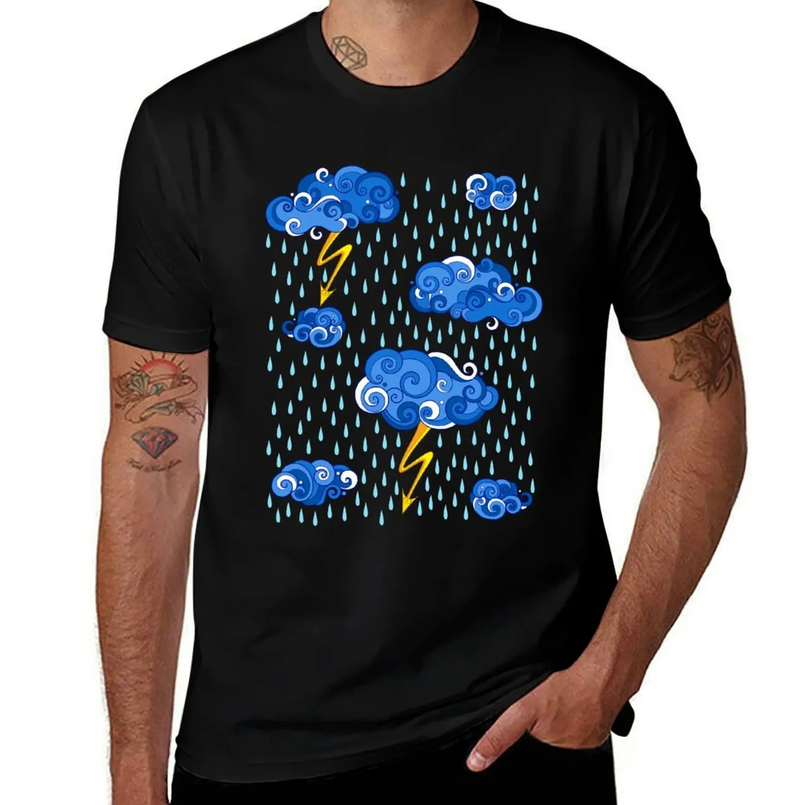 Fairytale Weather Forecast Print T-Shirt Minimalist Casual Short Sleeve Top T-Shirt