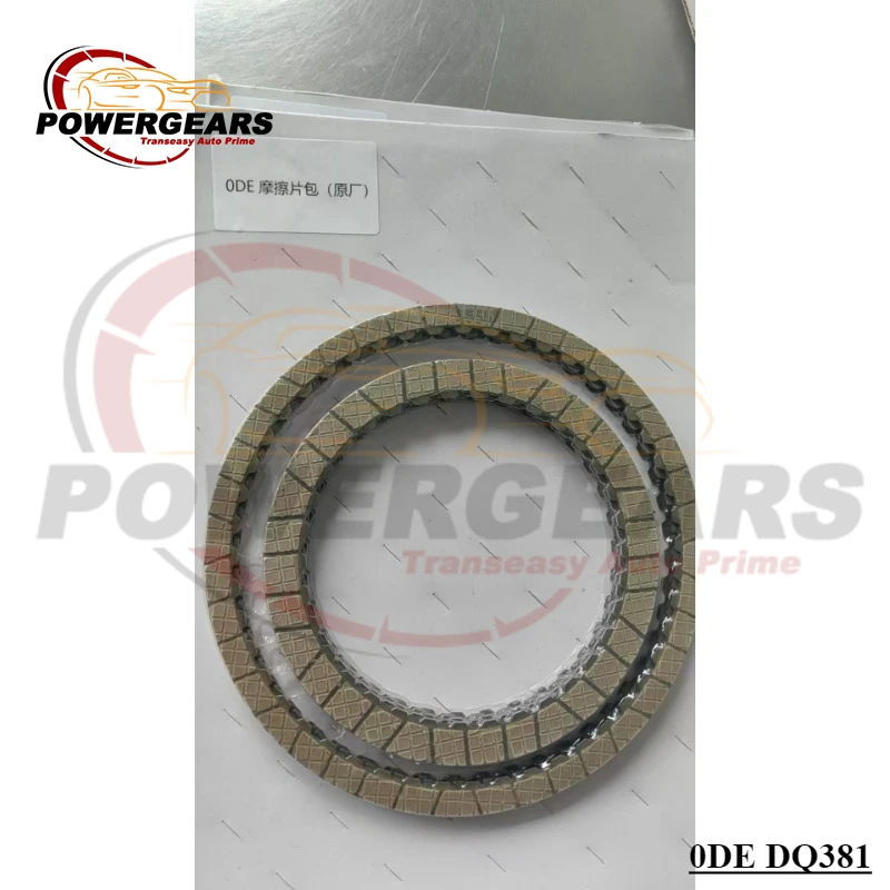 0DE DQ381 Original Band New 0DW AutomaticTransmission Clutch Friction Plate Suit For VW AUDI 0GC Car Gearbox Disc Kit