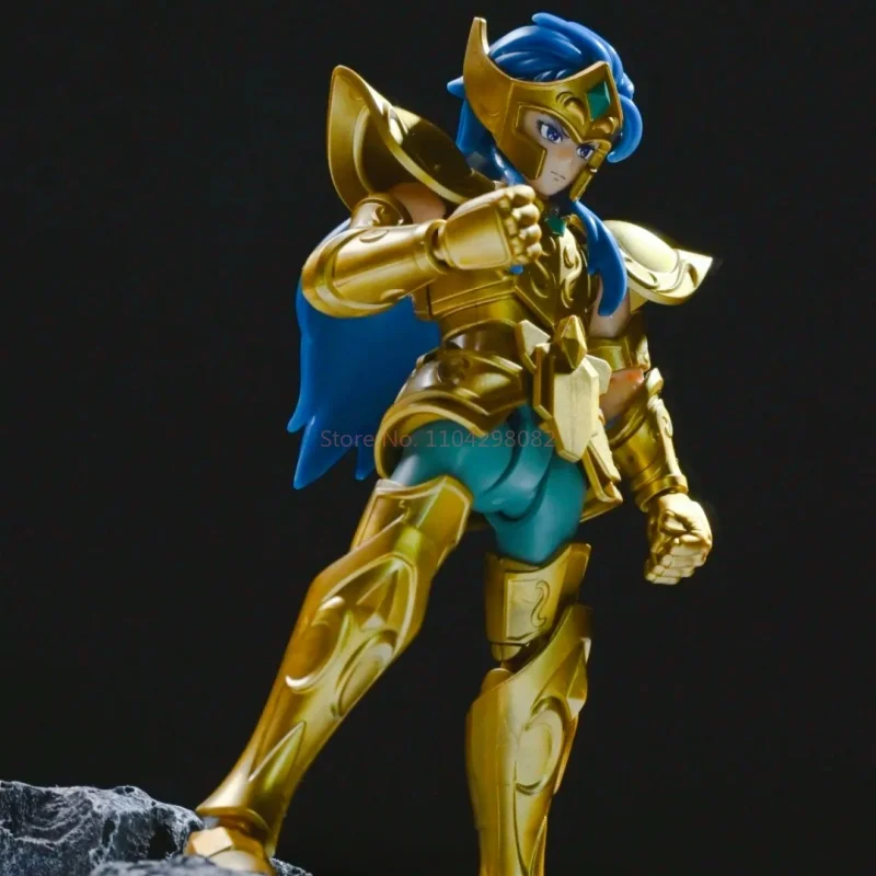 Auf Lager Blokees Blind Box Saint Seiya Galaxy Version 2 Camus Hoyoga Dohko Milo Actionfiguren Anime Modell Blöcke Geburtstagsgeschenke