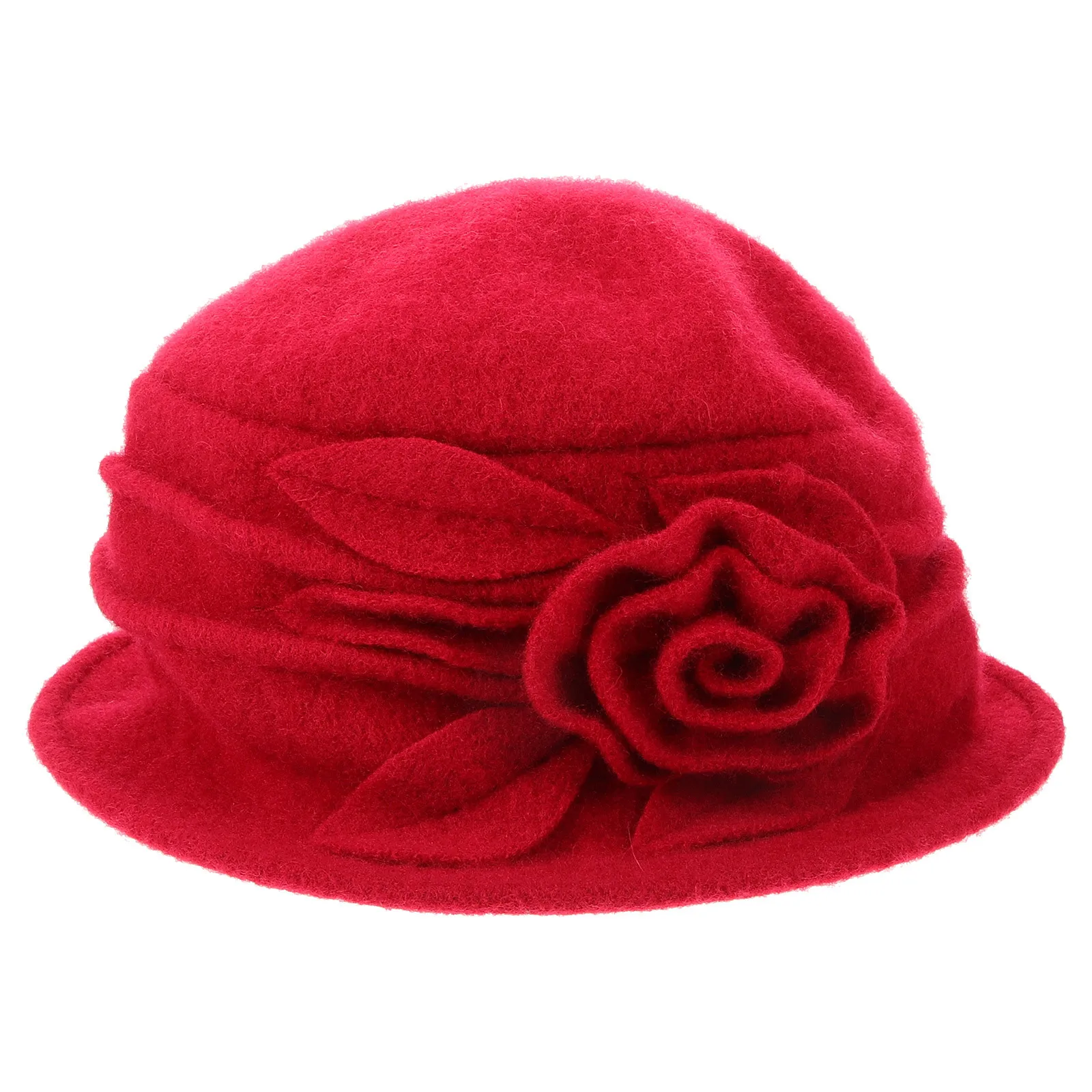 

Vintage Winter Cloche Hat for Women Floral Decorative Warm Comfortable Ladies Hat Cloche Hats for Women Women's Hats