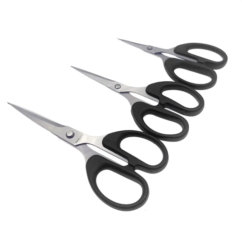 Dobeli Manual DIY School Scissors 3 Size Paper Cutting Stainless Steel  Student Office Craft Supplies Scissors