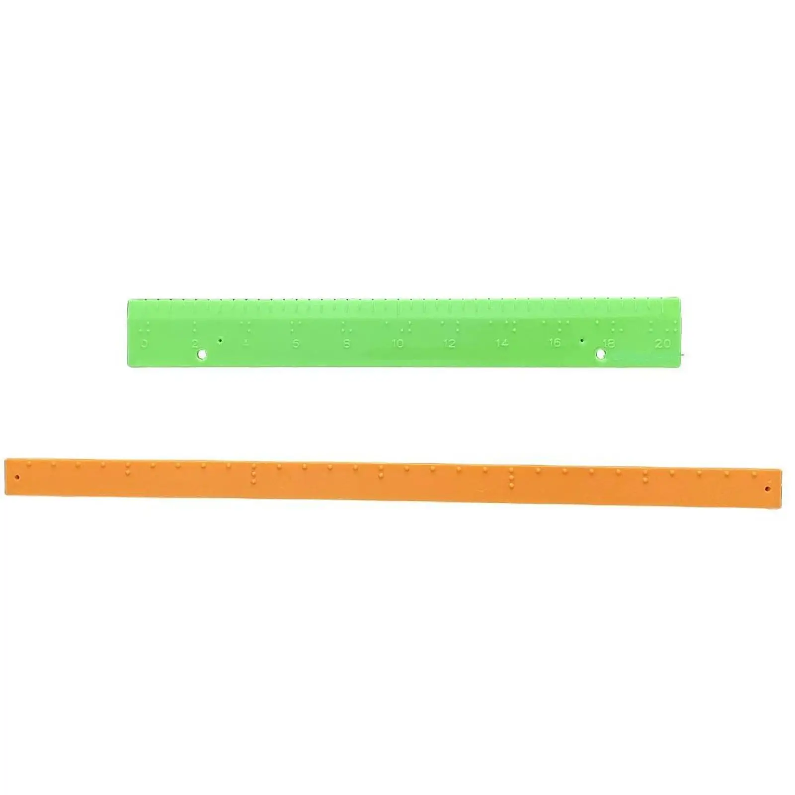 Braille Ruler Educational Tool Stationery Drawing Instrument Straight Ruler