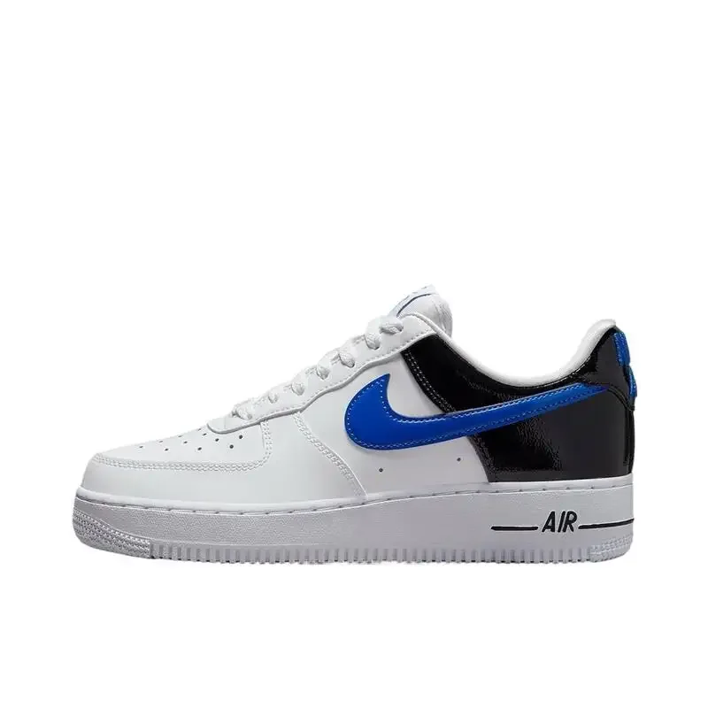 Nike Air Force 1 Low Men's and Women's Board Shoes Are Non Slip, Shock-absorbing, Durable, Lightweight, Low Cut, Pink and White