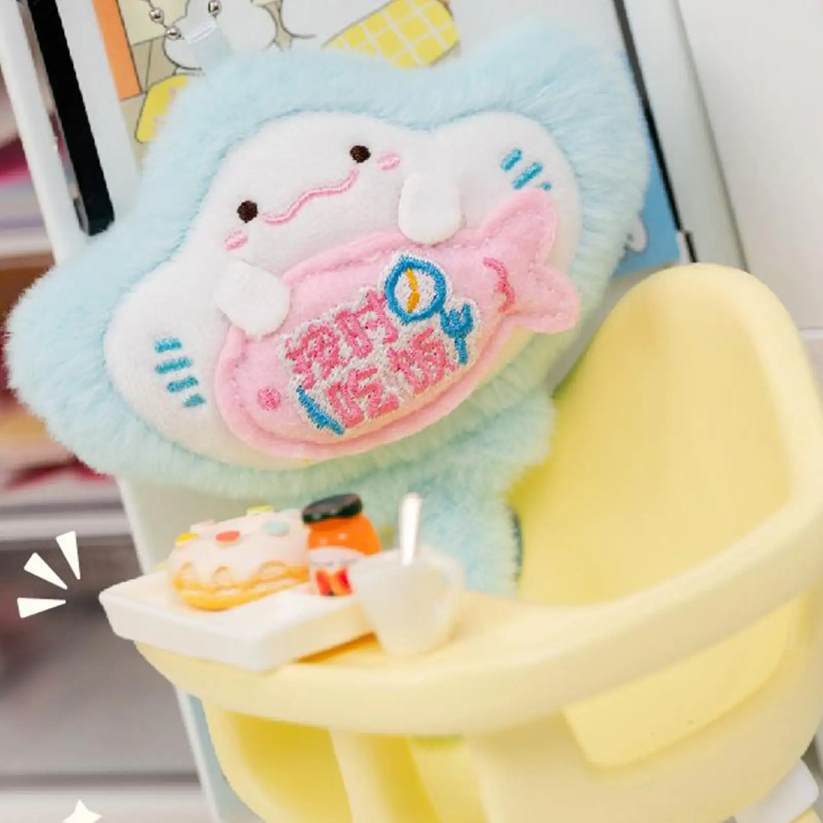 Abalorio para bolso, colgante magnético de Animal de peluche, decoración bonita, llavero portátil, amuleto para niños y adultos, bolso escolar para el hogar
