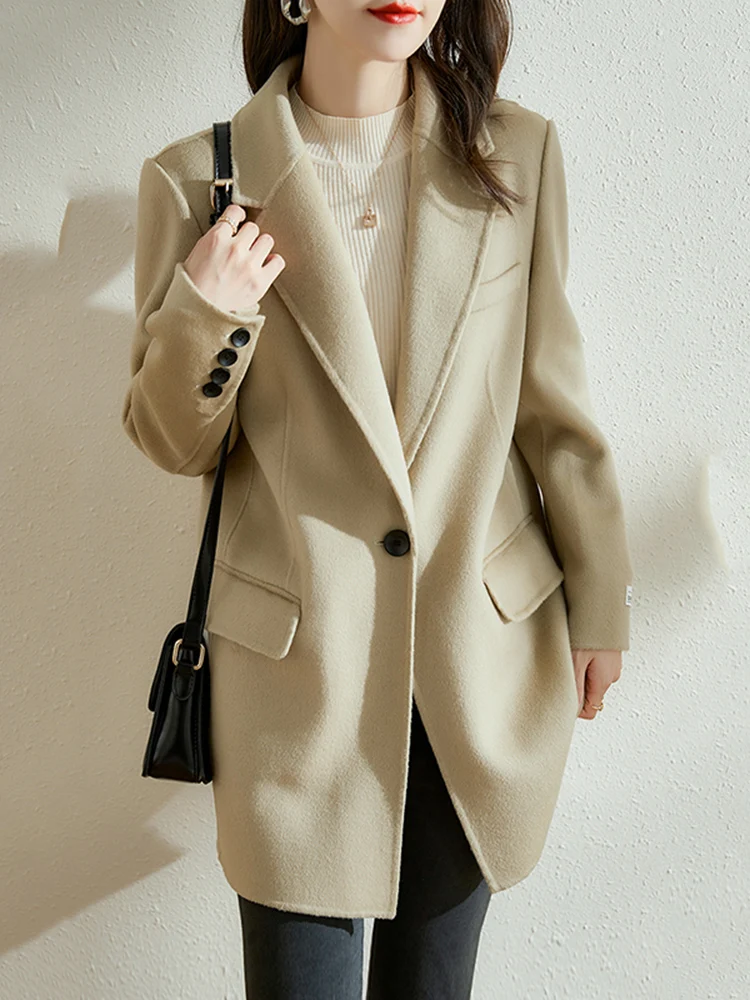 

Ele Briti Sle Mid-Length Suit Jaet Women's Spring Faion 2026 Autumn Winter New Arrival High-End Feel Small Size