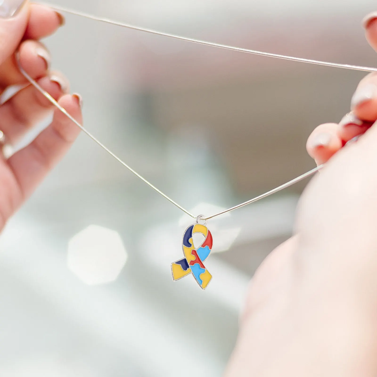 

24 шт. подвески-шармы из сплава «Аутизм: воплощение» для изготовления ювелирных изделий своими руками, материалы для ожерелий и браслетов, фурнитура для рукоделия