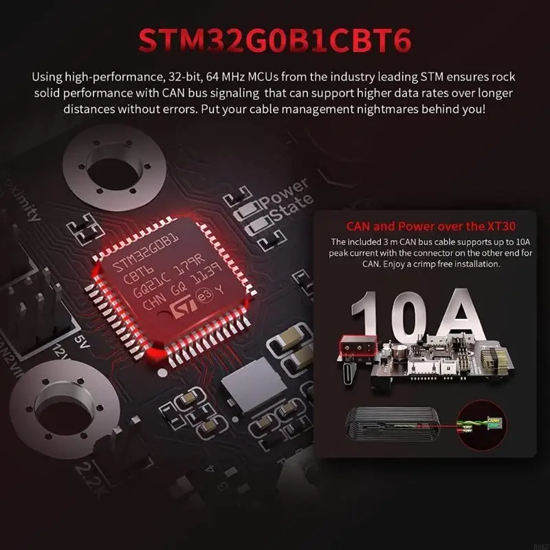 

B0KF EBB SB2209 CAN 32bit 64MHz MCUs STM32G0B1CBT6 EBB CAN NTC-100K