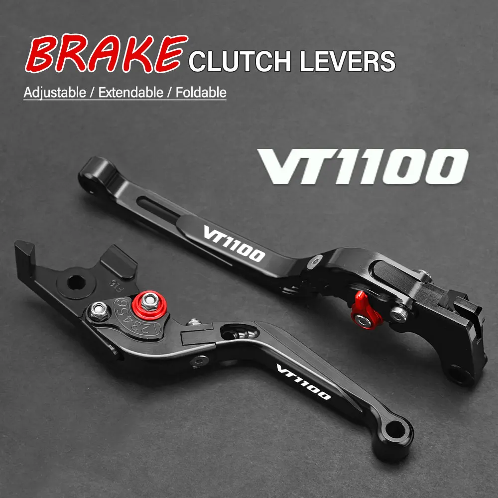 

FOR Honda VT1100 VT1100 C3 AERO 1998-2002 Motorcycle Hand Brake Clutch Adjustable Levers Handle Folding Extendable Lever grip