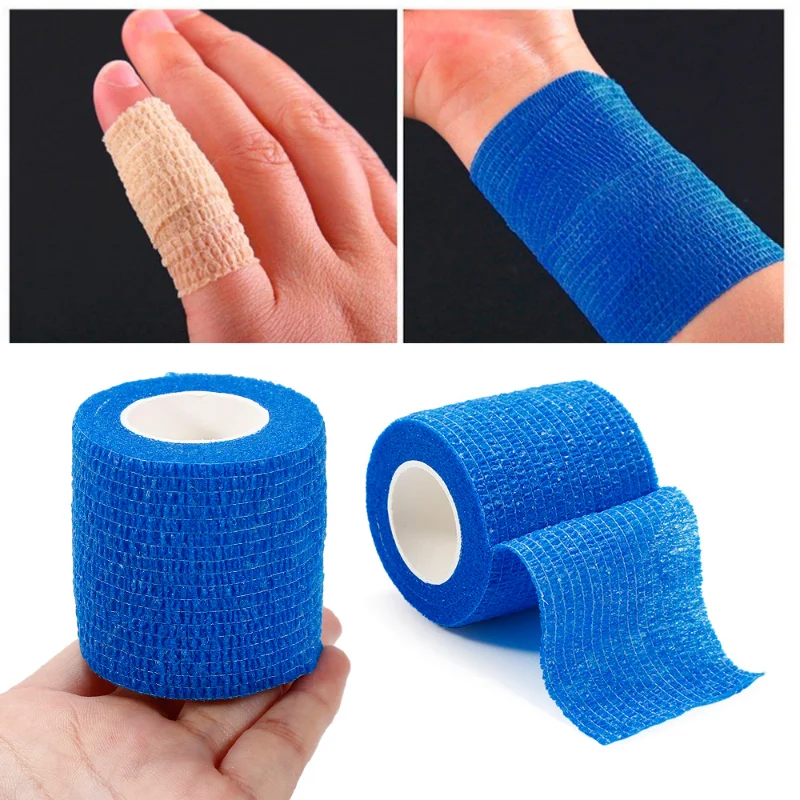 4.5m Colorful Sport Self Adhesive Elastic Bandage Wrap Tape Elastoplast Outdoor Travel Sport Fitness Medical Emergency Kit SOS