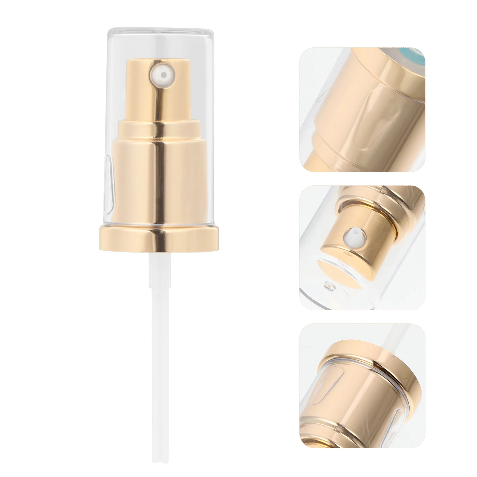 

2 Pcs Plastic Foundation Pump Perfume Dispenser Nozzle Container Lotion Shampoo Replacement Emulsion Luxury Smooth Control