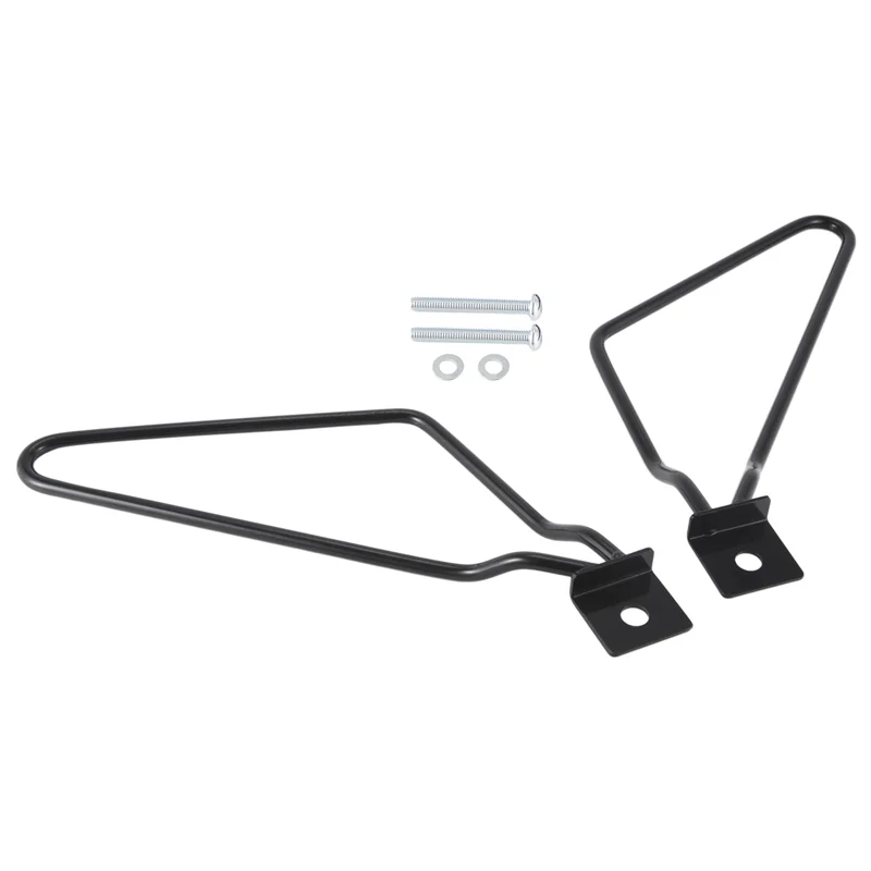 

2Pcs Motorcycle Black Saddle Bag Support Rod Mounting Bracket For Sportster Xl 883 1200Travel Bag Bracket-AB36