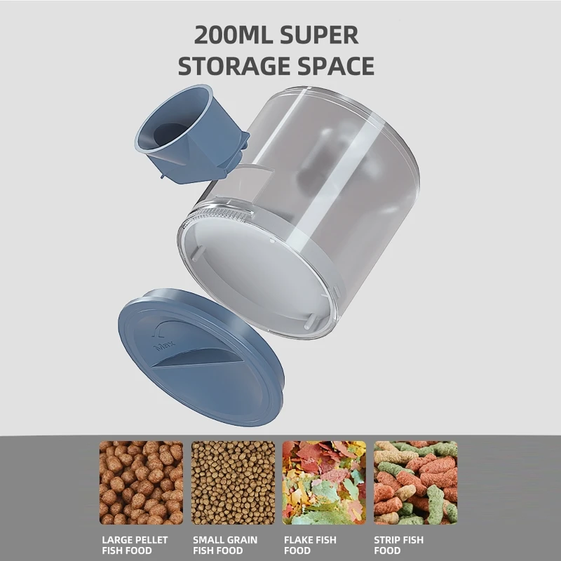 Automatische Fisch Feeder Aquarium Feed Pellet Timing Fütterung Maschine LCD Timer Aquarium Auto Fütterung Maschine Fisch Futter Feeder