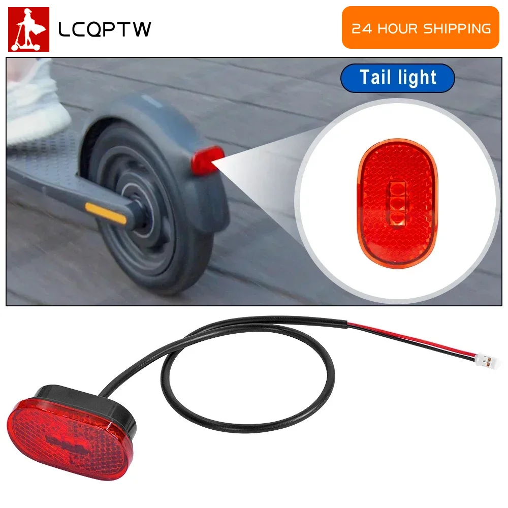 Wasserdichtes Rücklicht für Segway Ninebot E25 E45 E22D Elektroroller, Rückbremssignal, Sicherheitswarnleuchte, Zubehör