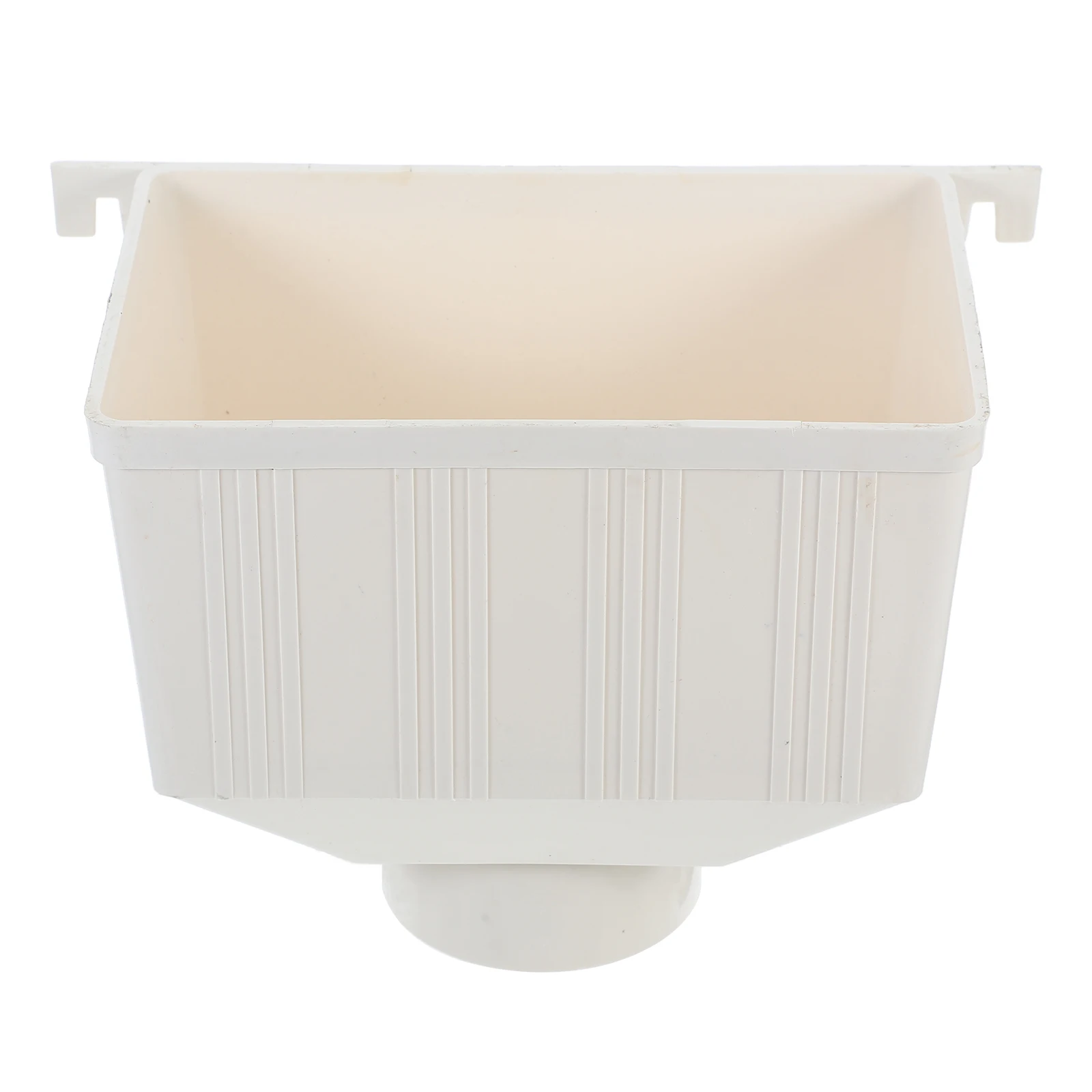 Tubo quadrato in PVC Tubo di scarico Connettore per grondaia Adattatore per grondaia Sistema di raccolta acqua piovana Kit deviatore pioggia per grondaia esterna Acqua