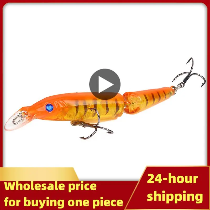 Multi Sections Wobblers Pike 10.5cm 9g Fishing Lures Isca Artificial Jointed Bait Crankbait Minnow For Fishing Carp Tackle