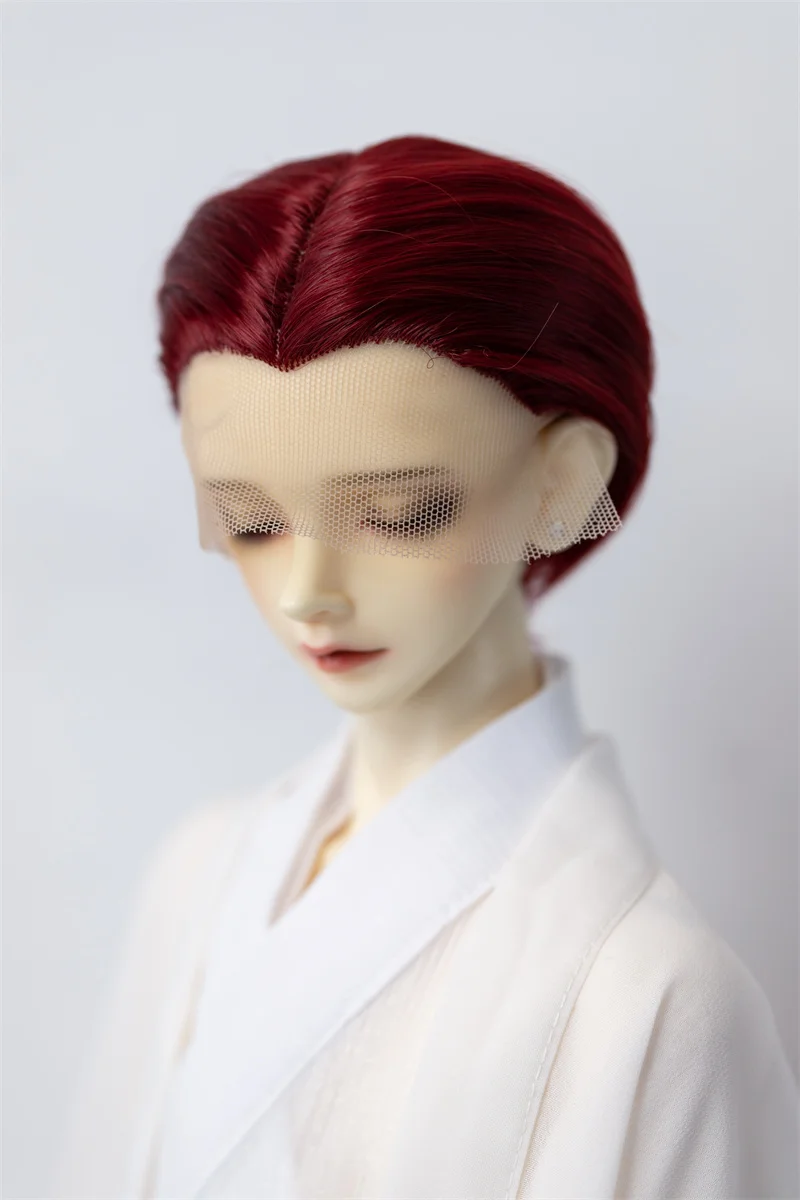 BJD wig hand hook wig high temperature silk short hair multi-color BJD doll accessories