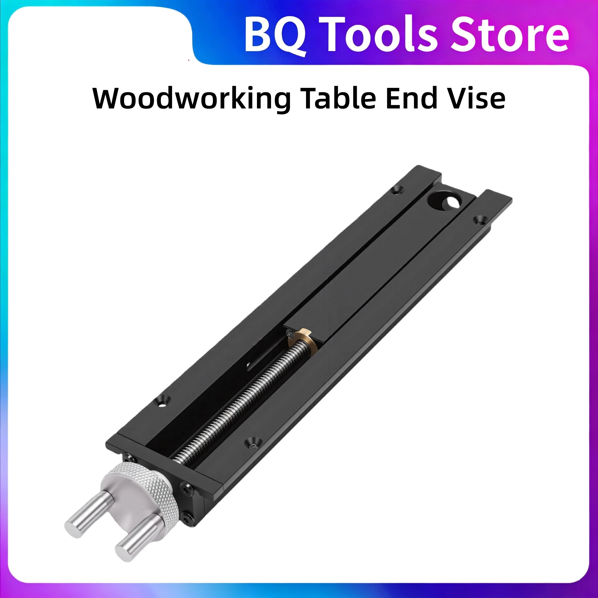 

Woodworking Table End Vise Quick Shift Inertial Vise Clamp Bench End Vise 0-110mm Stroke 20mm Bench Hole Woodworking Tools