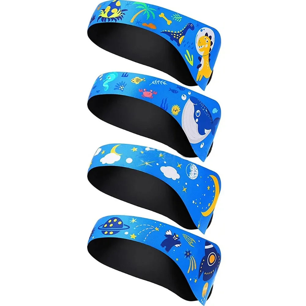 Regulowana opaska do pływania dla dzieci, dorosłych, neoprenowa opaska dla pływaków, wodoodporna opaska na uszy i włosy dla mężczyzn i kobiet.