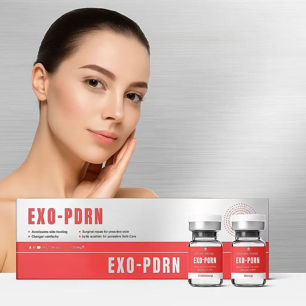 جوهر العناية بالبشرة الكوري Exo-Glow PDRN خلية جذعية الكولاجين وحمض الهيالورونيك للعناية بالبشرة لترطيب وترطيب البشرة