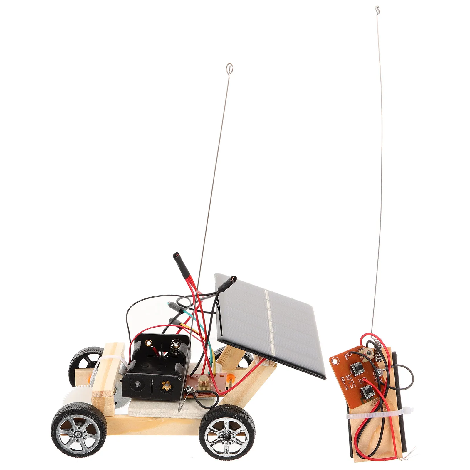 

Деревянный набор для сборки радиоуправляемой машинки на солнечной энергии для детей: развивающий научный проект, стимулирующий координацию рук и глаз