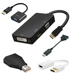 DisplayPort to HDMI 4K DP VGA HDMI DVI Mini Displayport video adapter converter for Nvidia AMD HP Dell Asus PC laptop monitor