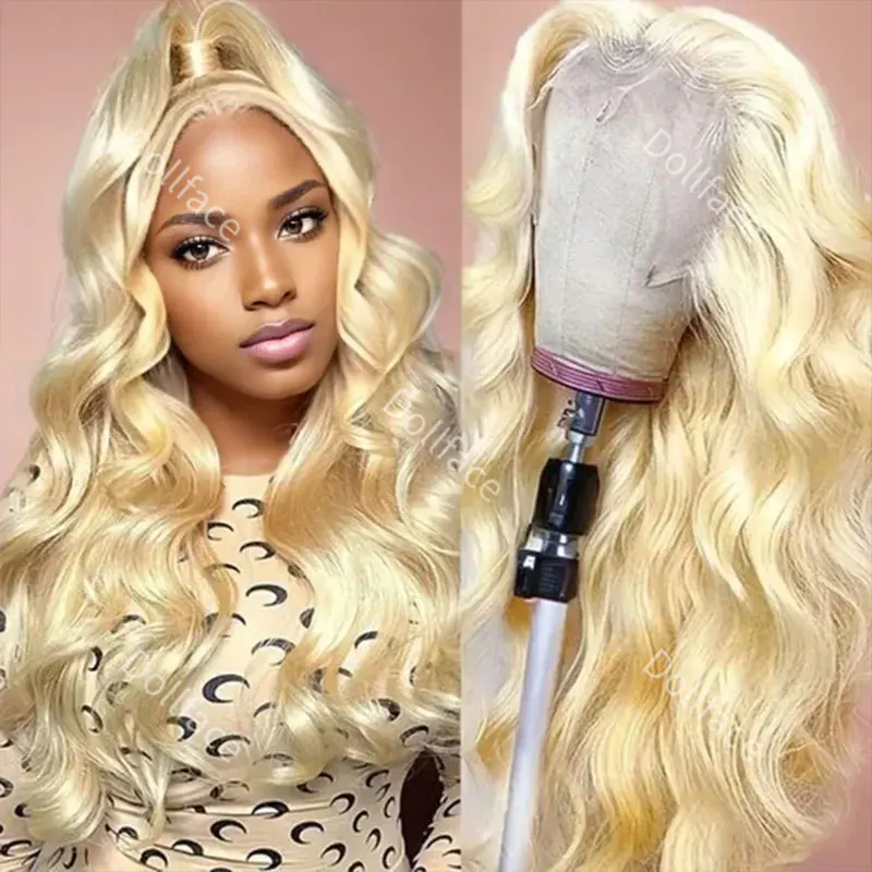 

13x6 Transparent Lace Frontal Wig 613 Honey Blonde For Women Body Wave Cheap Wigs Human Hair Choice Brazilian 13x4 30 Inch