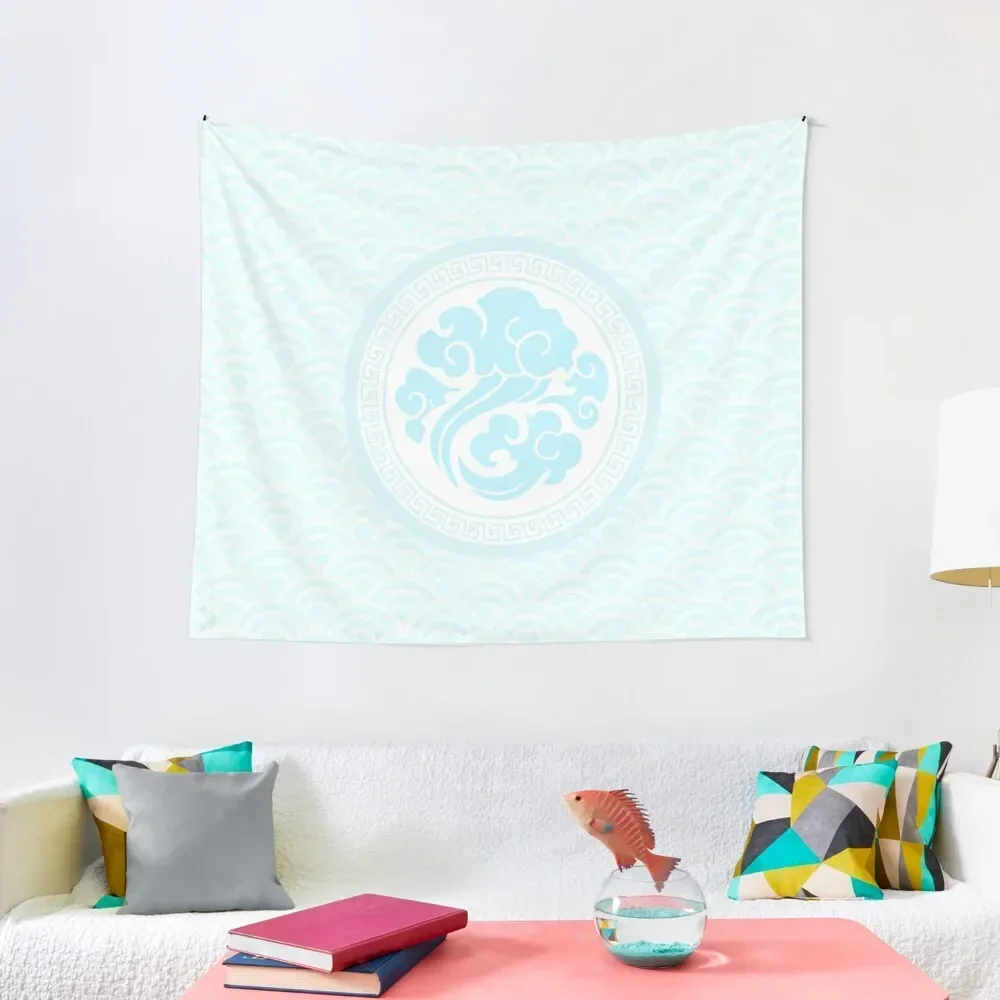 

Gusu Lan Logo Tapestry Korean Room Decor Room Decoration Accessories For Bedroom Wall Hangings Decoration Tapestry