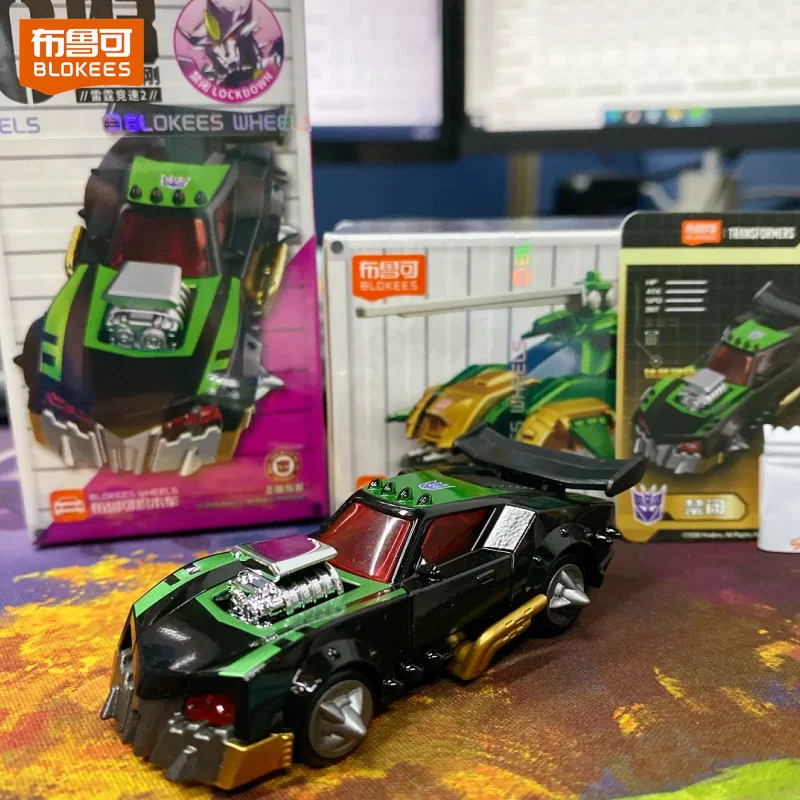 Blokees Transformers Nuevo Modelo de Coche con Ruedas Ensamblables C03 Caja Sorpresa Helicóptero Springer Lockdown Juguete Coleccionable Regalo