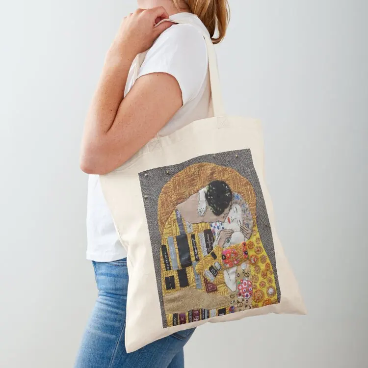 

Gustav Klimt - The Kiss - Tote Bag Customizable tote bag Gift bags tote bag university Women's beach bags