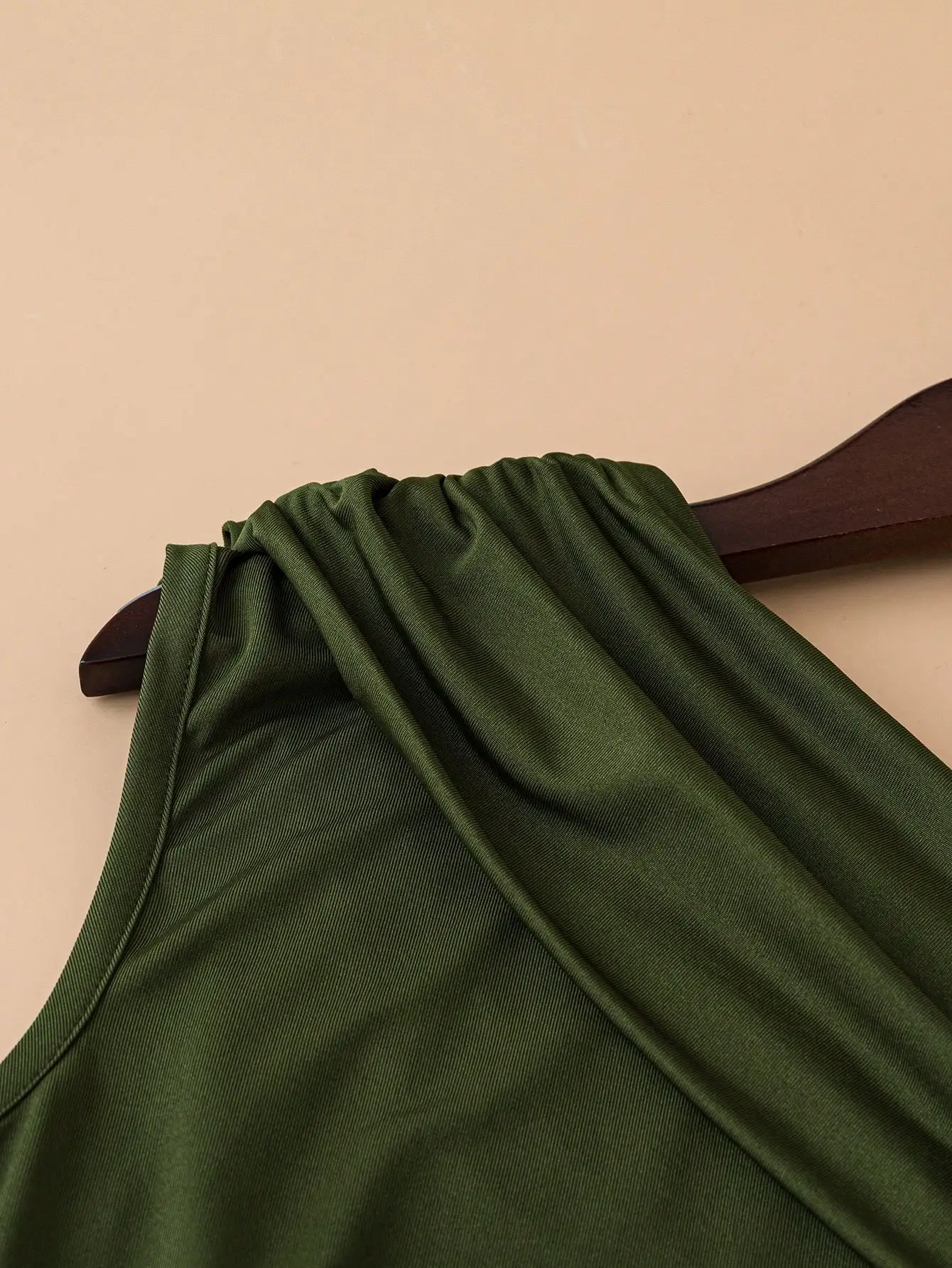 INAWLY Set da 2 pezzi da donna, canotta senza maniche in tinta unita e pantaloncini, casual