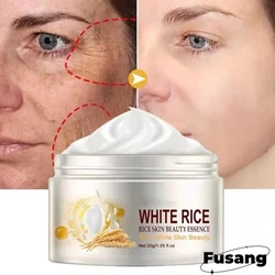 Korean White Rice Whitening Face Cream Anti Aging Remove Wrinkles Dark Spots Bleaching Melanin Improve Dull Moisturize Skin Care