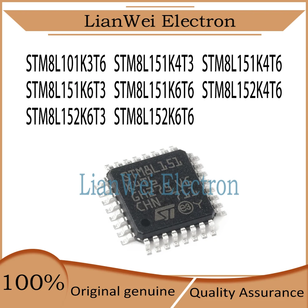 

STM8L101 STM8L151 STM8L101K3T6 STM8L151K4T3 STM8L151K4T6 STM8L151K6T3 STM8L151K6T6 STM8L152K4T6 STM8L152K6T3 STM8L152K6T6