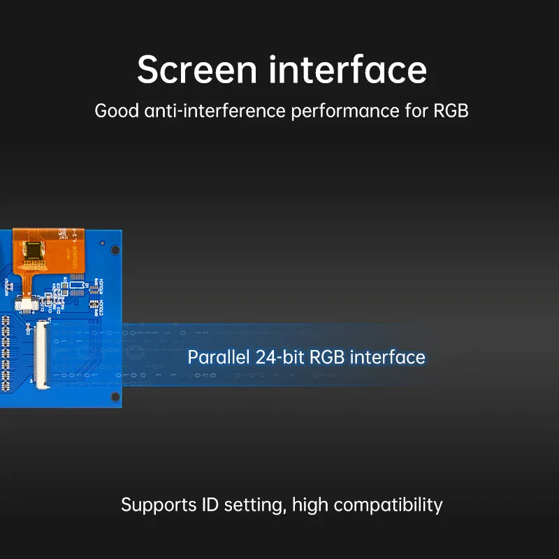 ALIENTEK ESP32-S3 4.3 Inch RGB LCD Touch Display Module 800x480 Resolution LCD Display Touch Screen Monitor for Arduino Display