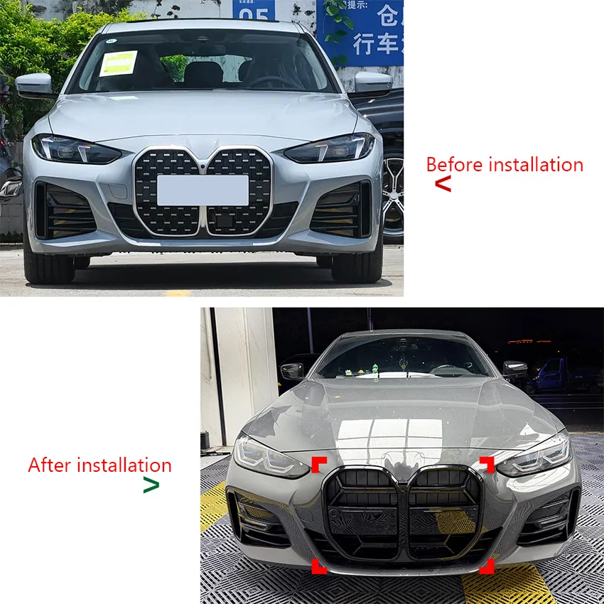 For 2020+ BMW 4 Series G22 G23 G26 CS Style front kidney grille Auto Exterior Accessories Decoration