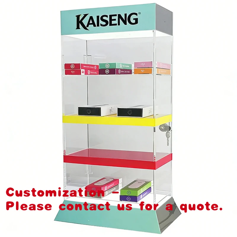

Customize.Custom LED Illuminated Acrylic Display Cabinet & Tray Stand Boutique Smoke Store Shop Mall Supermarket Po
