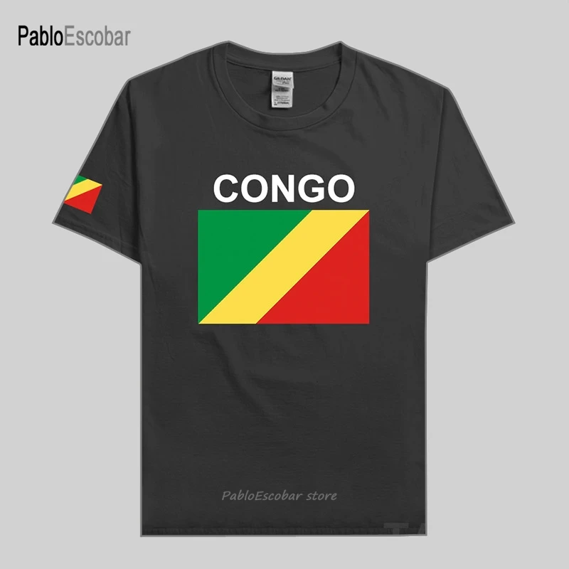 Congo Republic men t shirt jerseys nation tshirt team cotton t-shirt gyms clothing tees country flag sporting COG Congolese