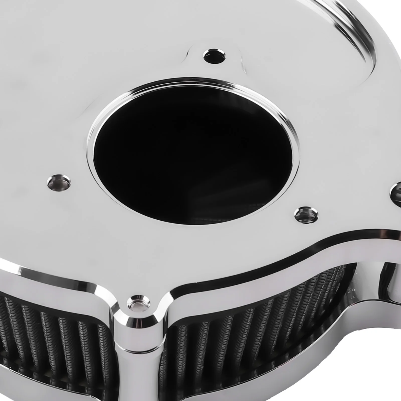 

Motorcycle Chrome Housing Intake Air Cleaner Aluminum For Harley Softail 18-2023