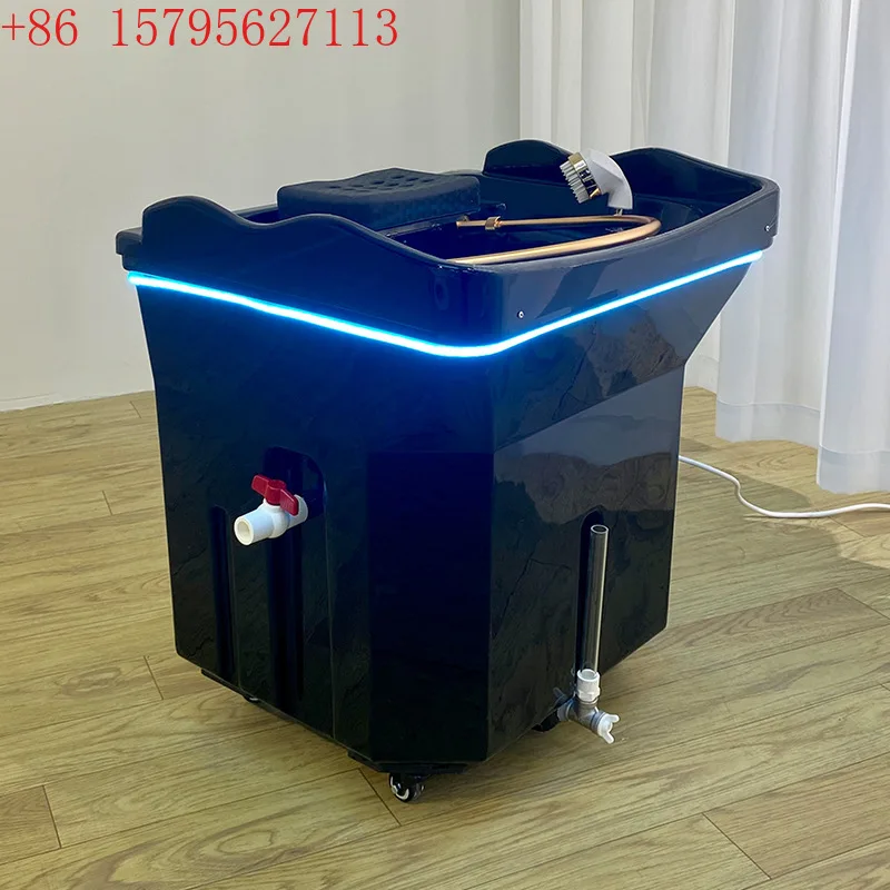 

Removable shampoo basin head treatment machine beauty salon hair care center fumigation water circulation