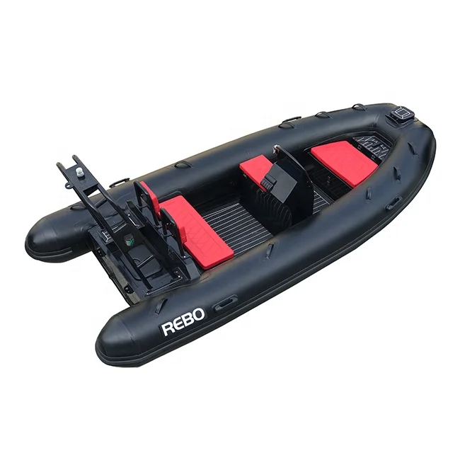 Rhib390 13ft Hypalon/PVC Orca Rigid Aluminum RIB Inflatable Rowing Boats For River