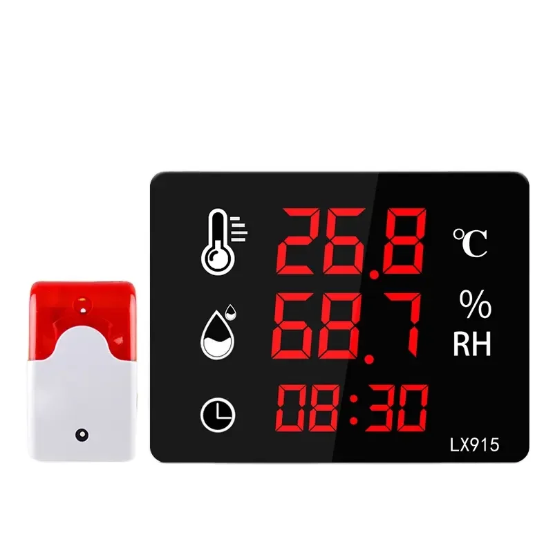 

Industrial thermometer indoor with probe digital high precision instrument hygrometer and temperature meter