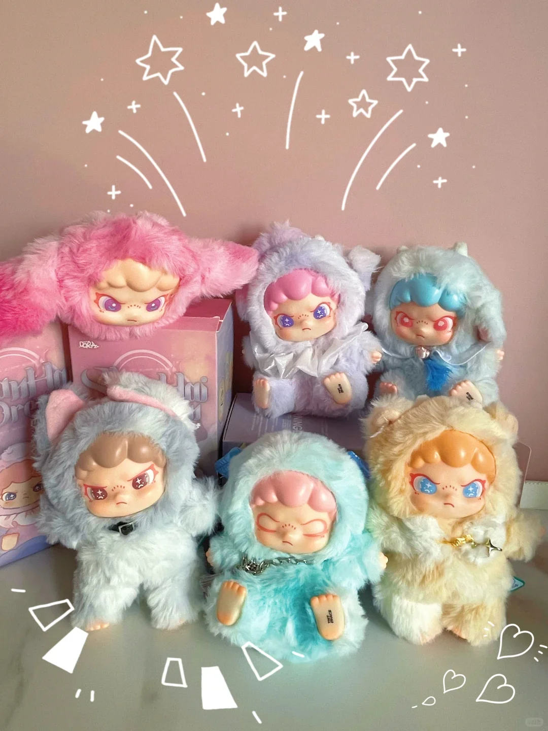 

Dora Mountain Sea Dream Series Blind Box Cute Cartoon Figurine Mystery Gift Desktop Model Collectible Toy Enchanting Collectable