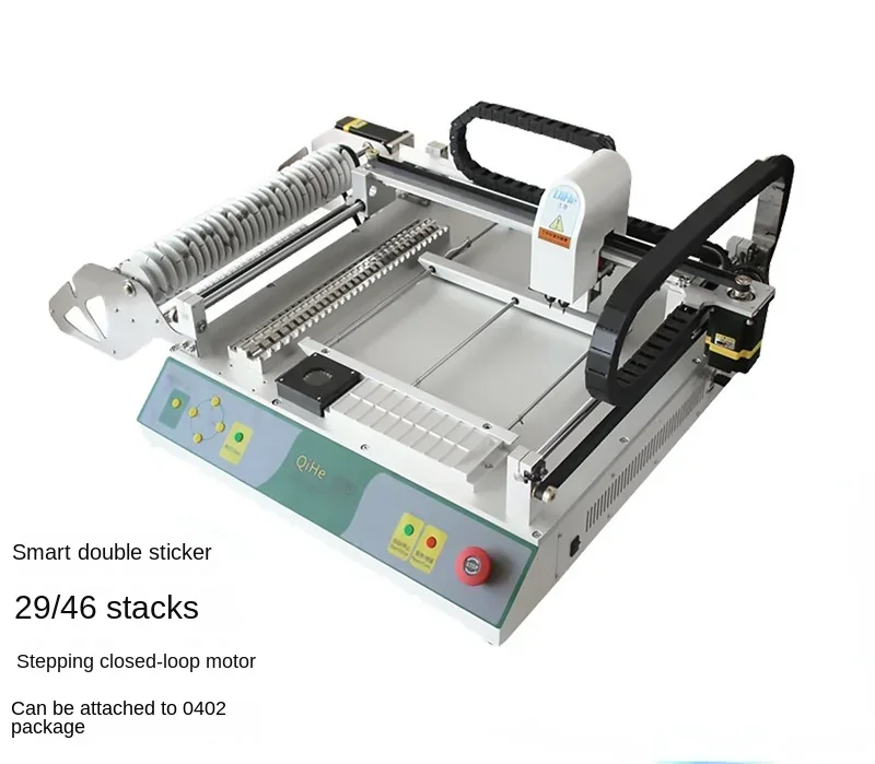 

SMT Chip Mounter Small Tvm802 Full-Auto Chip Mounter Chip Mounter Vision Desktop Flying Racket Led Reflow Soldering