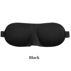 3D Contoured Sleep Eye Mask - Men & Women Light Blocking Concave Blindfold for Deep Sleep Night Vision