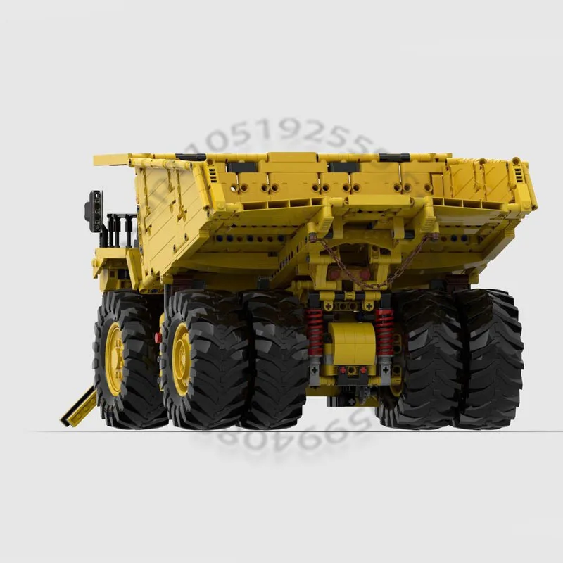 1993 PCS Speed King 798AC Dump Truck MOC Customize Modular Building Block Creative Design Educational DIY Toy Birthday Gift