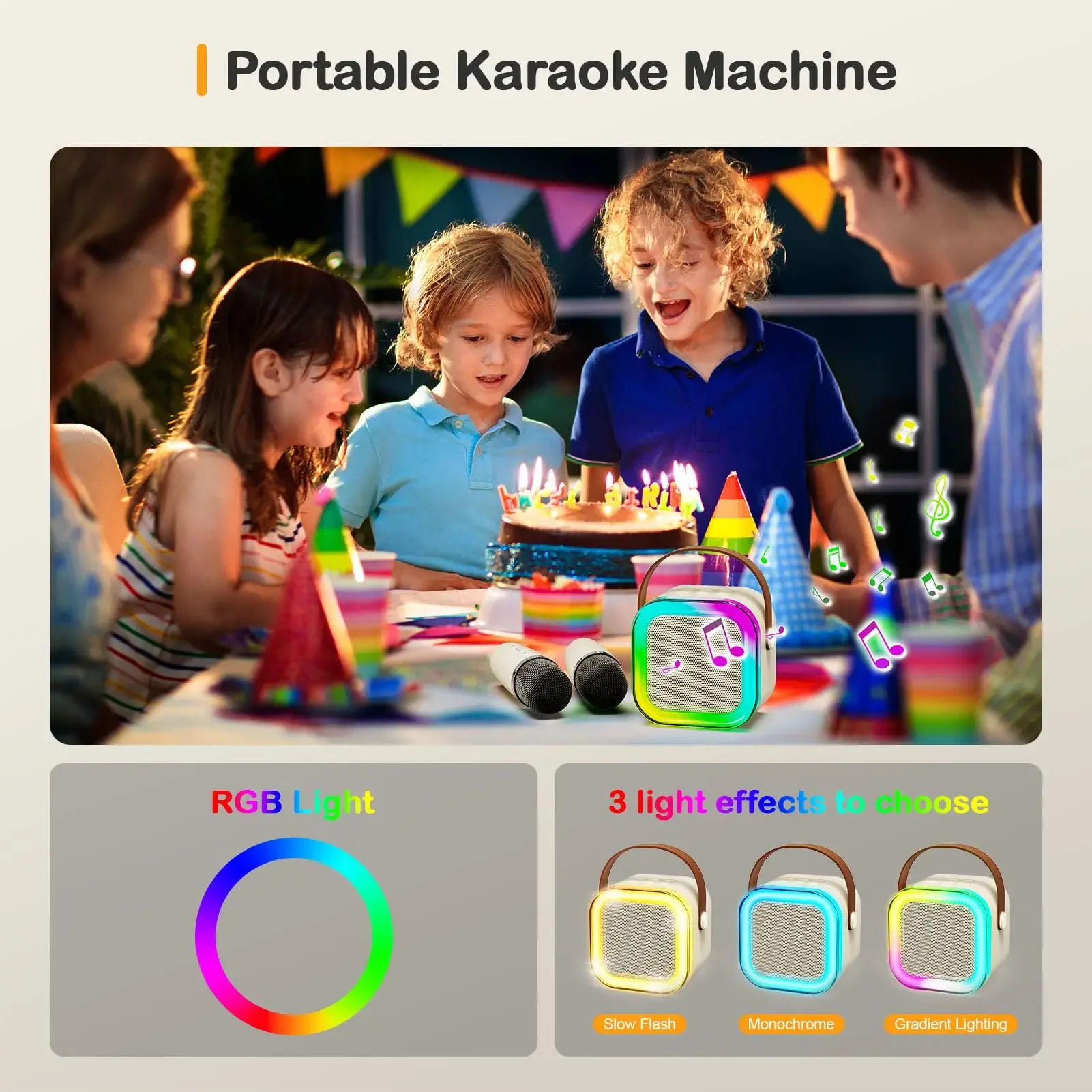 K12 Ktv Karaoke Microphone Speaker High-end Bluetooth Audio Small Home Professional Children\'s Singing Bluetooth Speaker Column